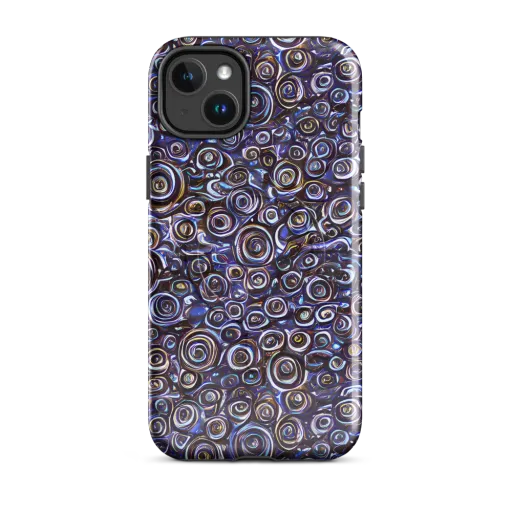 Midnight Spirals on a MagSafe Tough Case for iPhone®