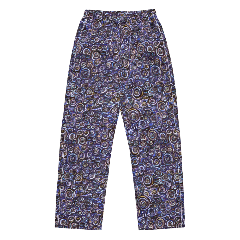 Midnight Spirals on Women's Pajama Pants — Front