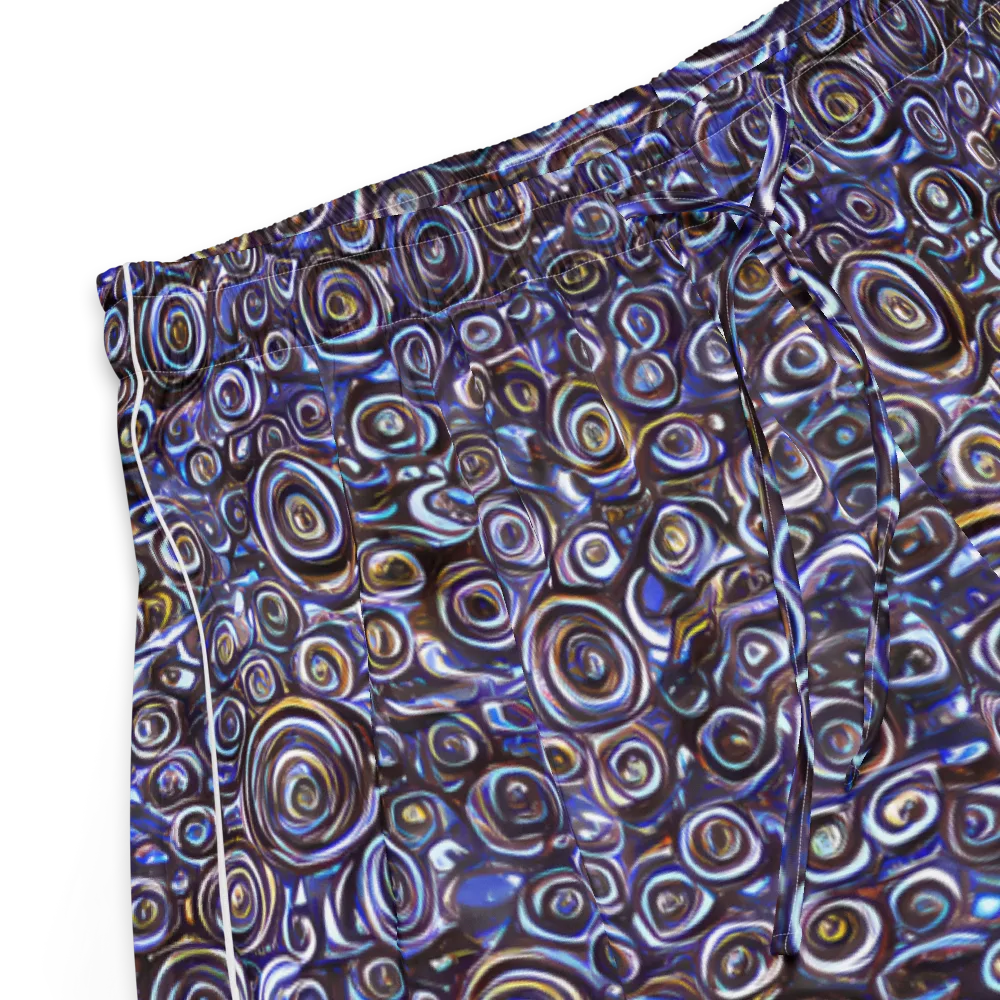Midnight Spirals on Women's Pajama Shorts — Product details