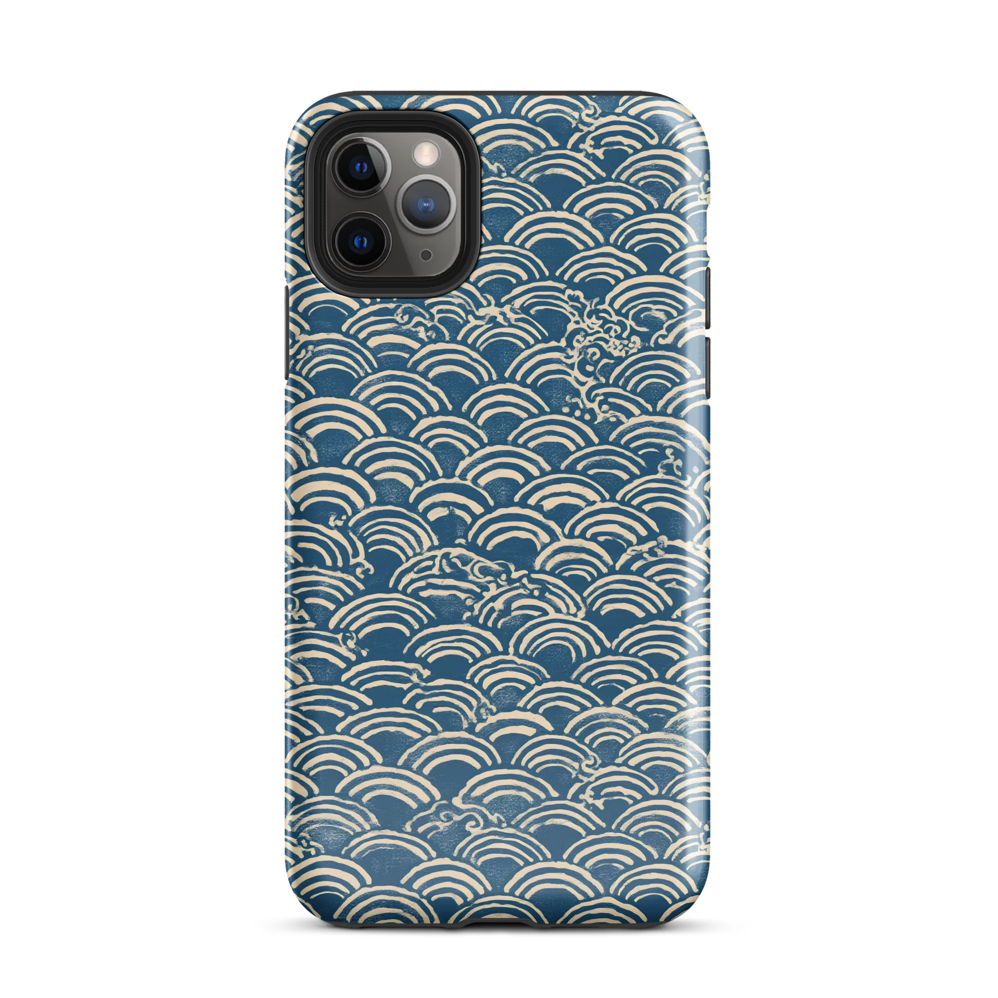 Indigo Seigaiha on Tough Case for iPhone® — Front