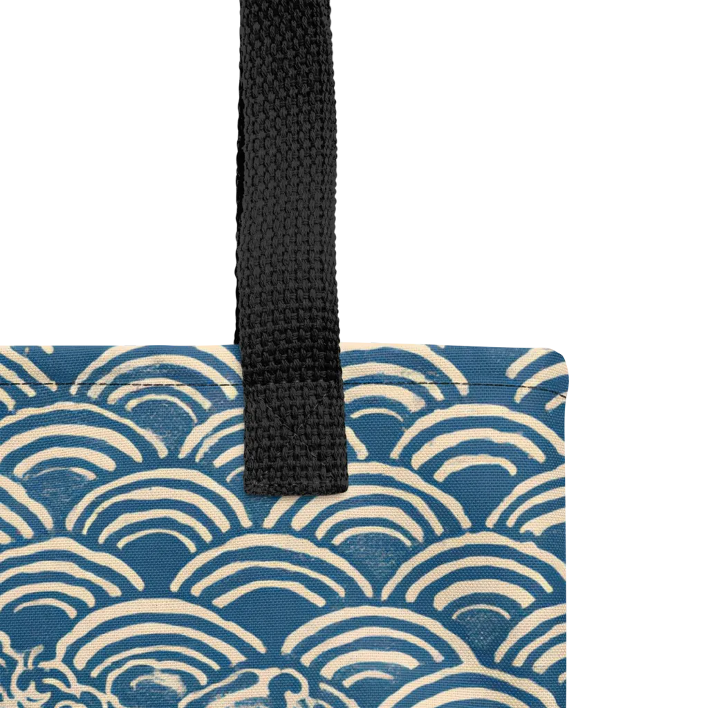 Indigo Seigaiha on Tote Bag — Product details