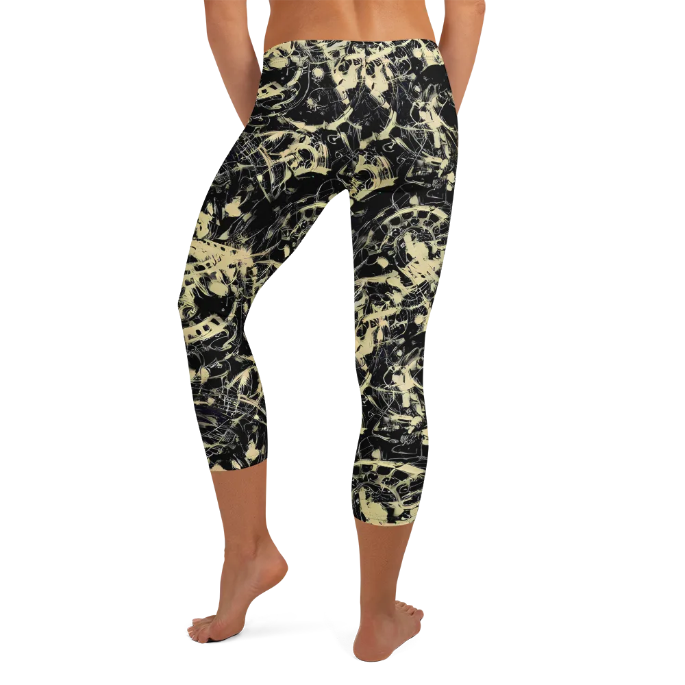 Ivory Ossuary on Capri Leggings — Back