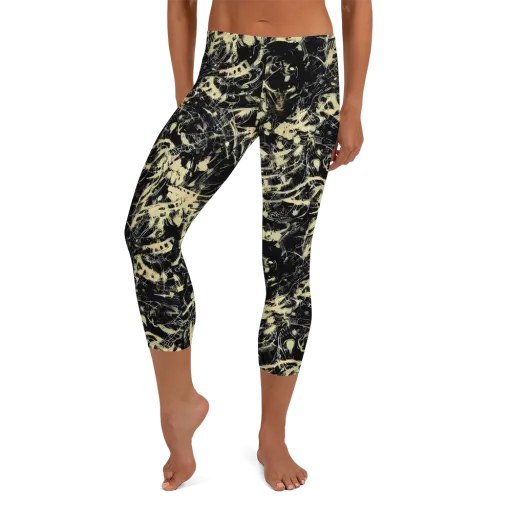 Ivory Ossuary on a Capri Leggings