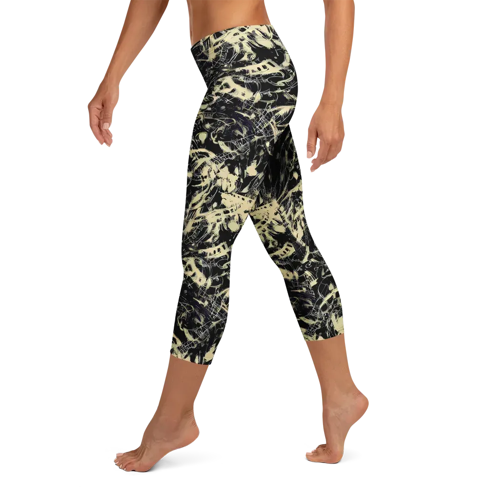 Ivory Ossuary on Capri Leggings — Left