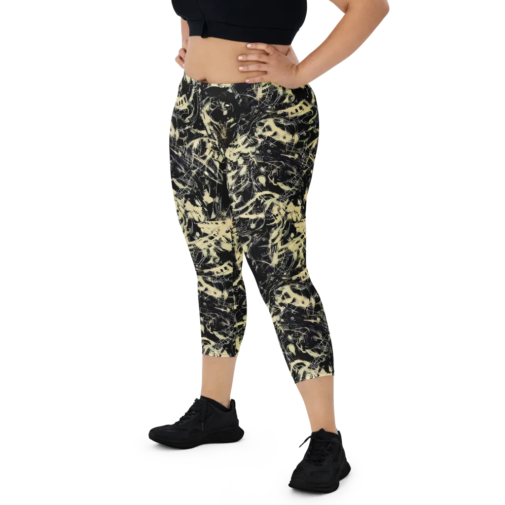 Ivory Ossuary on Capri Leggings — Front