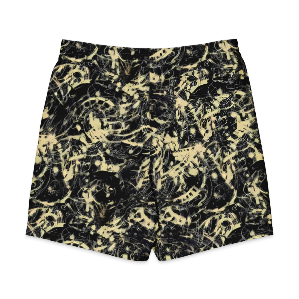 Ivory Ossuary on Men's Board Shorts — Back