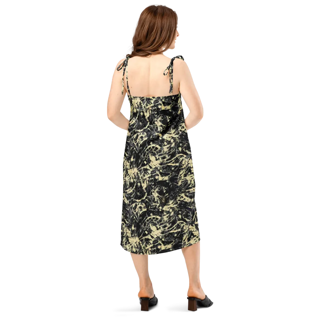 Ivory Ossuary on Slip Dress — Back