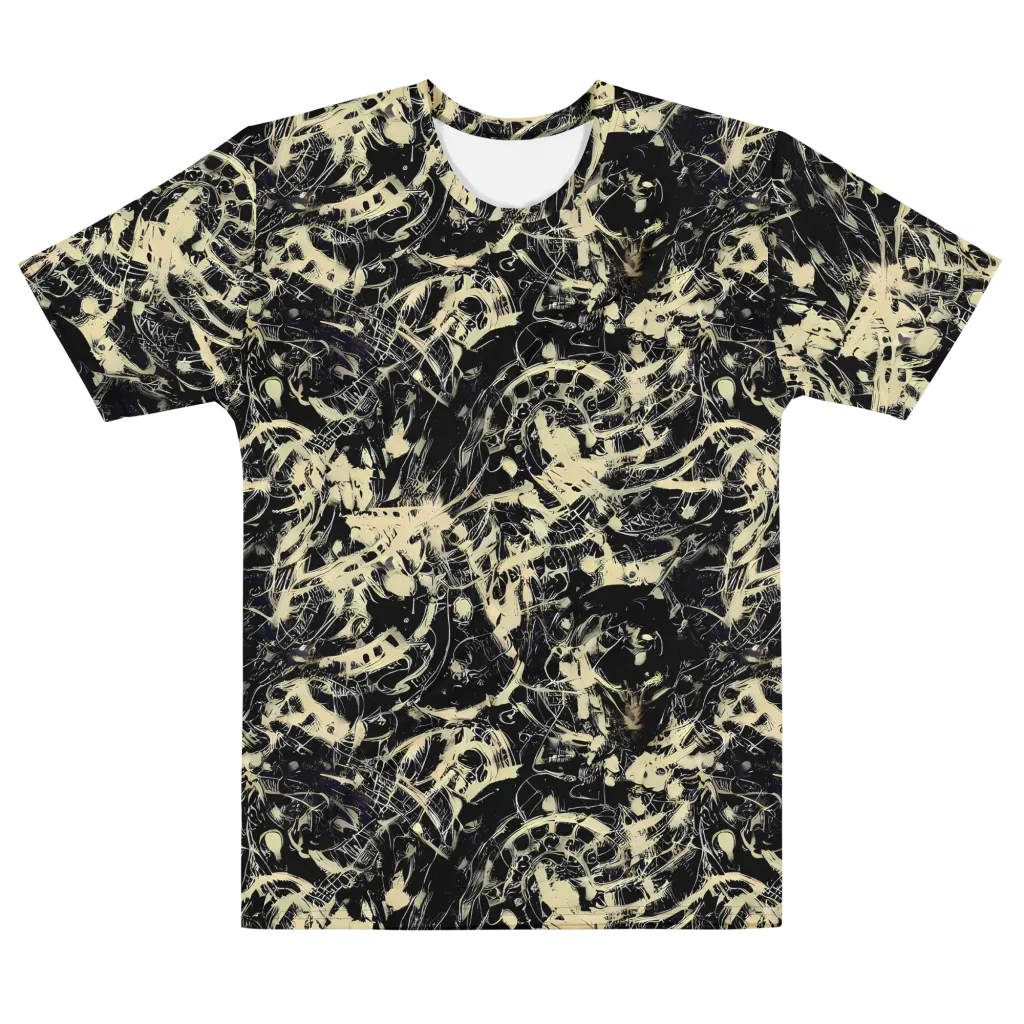 Ivory Ossuary on Men's Cotton Crew Neck T-Shirt — Front