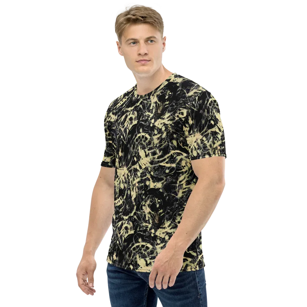 Ivory Ossuary on Men's Crew Neck T-Shirt — Left