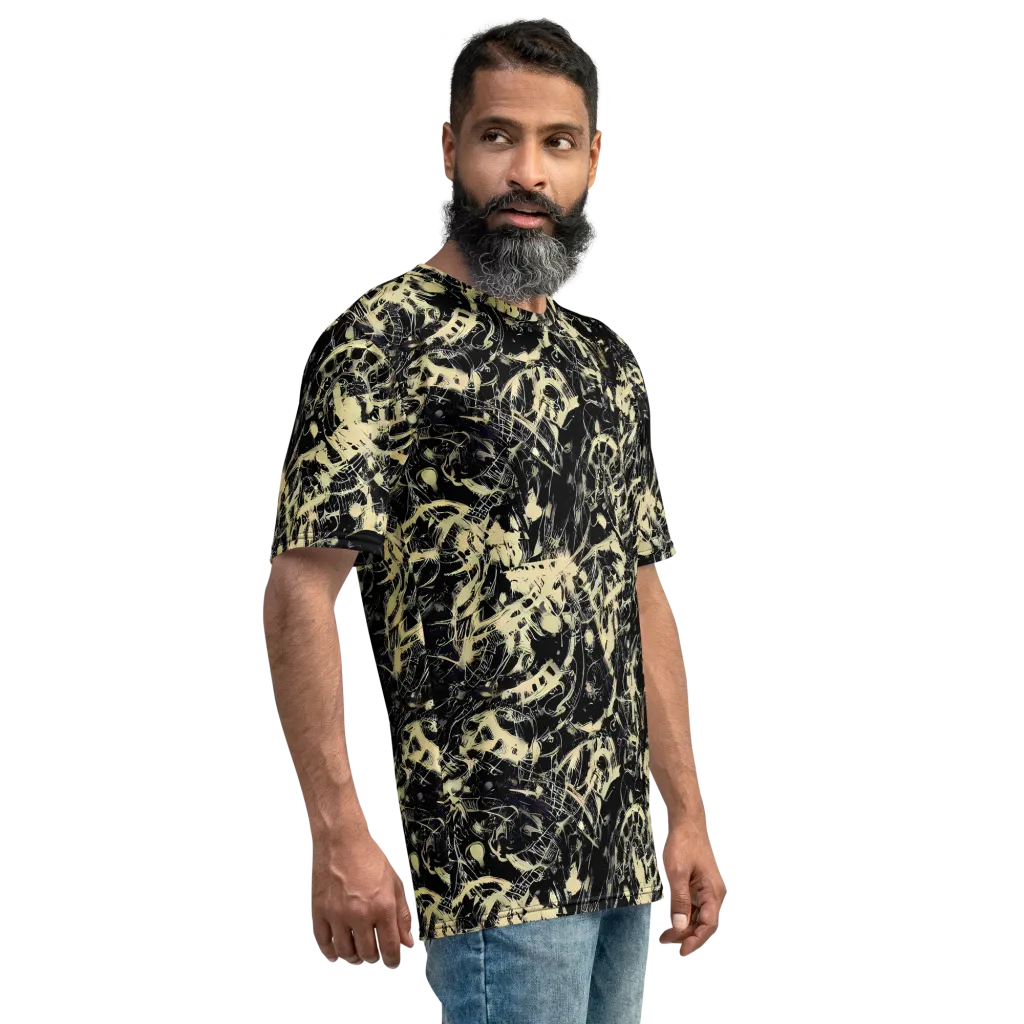 Ivory Ossuary on Men's Crew Neck T-Shirt — Right
