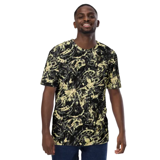 Ivory Ossuary on a Men's Crew Neck T-Shirt