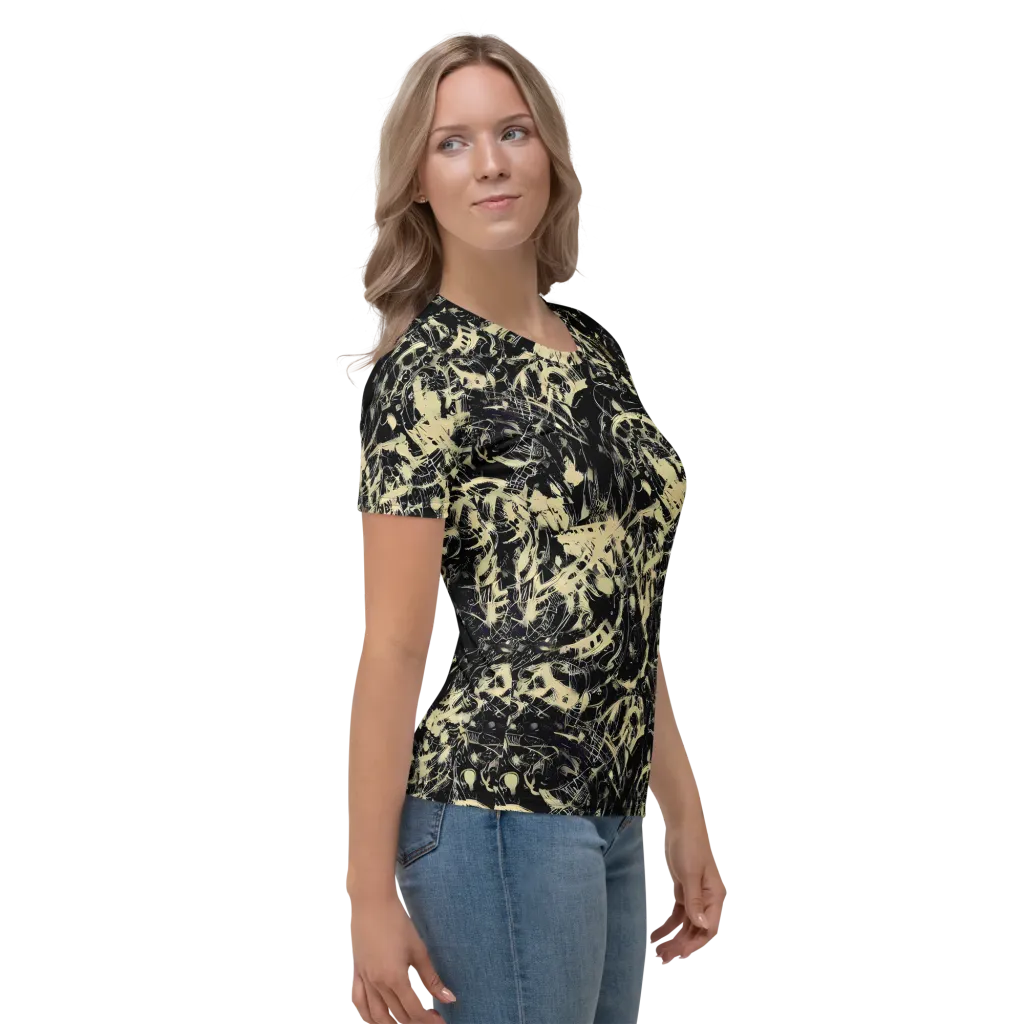 Ivory Ossuary on Women's Crew Neck T-Shirt — Right