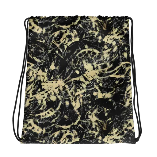 Ivory Ossuary on a Drawstring Bag