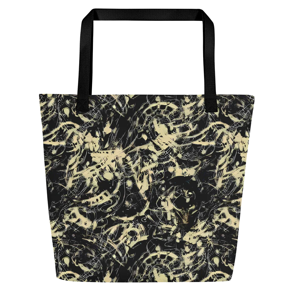 Ivory Ossuary on Large Tote Bag W/ Pocket — Front