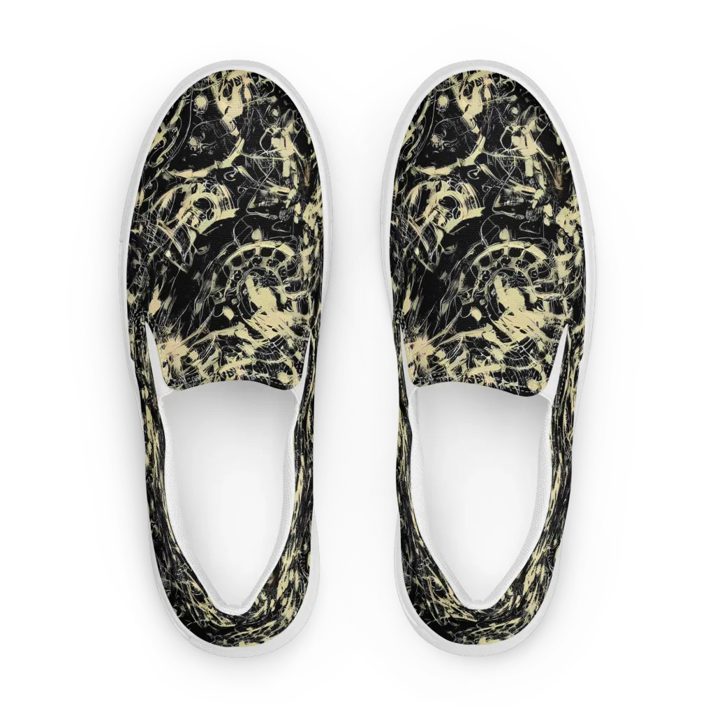 Ivory Ossuary on Women's Slip-On Canvas Shoes — Front