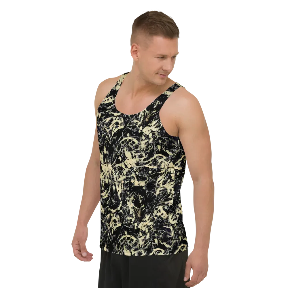 Ivory Ossuary on Men's Tank Top — Left Front