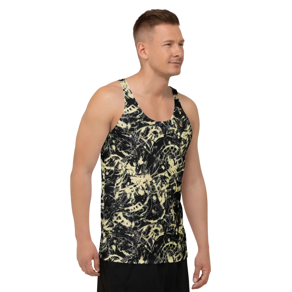 Ivory Ossuary on Men's Tank Top — Right Front