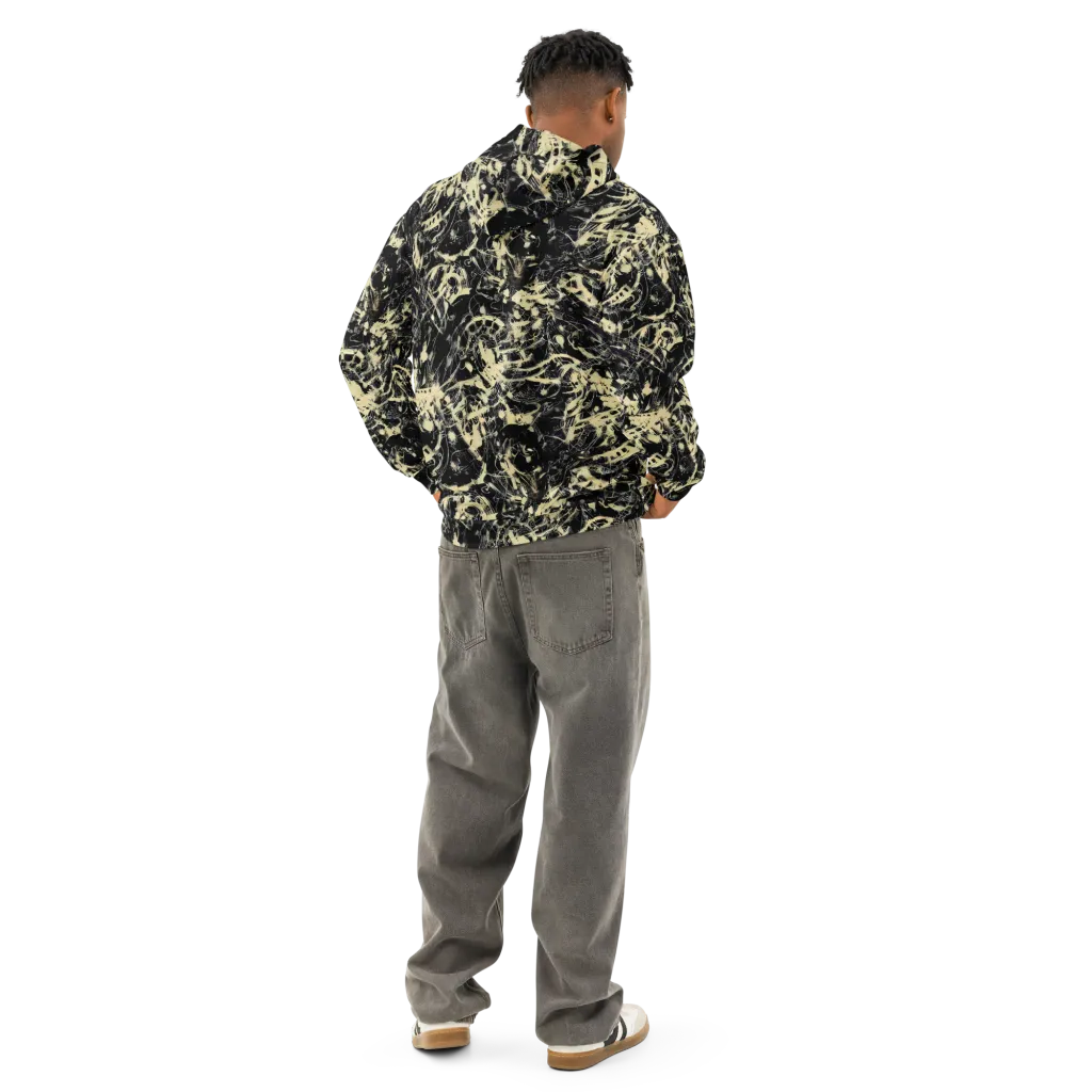 Ivory Ossuary on Cotton Hoodie — Back