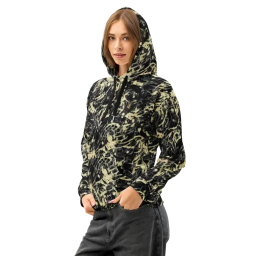 Ivory Ossuary on a Cotton Hoodie
