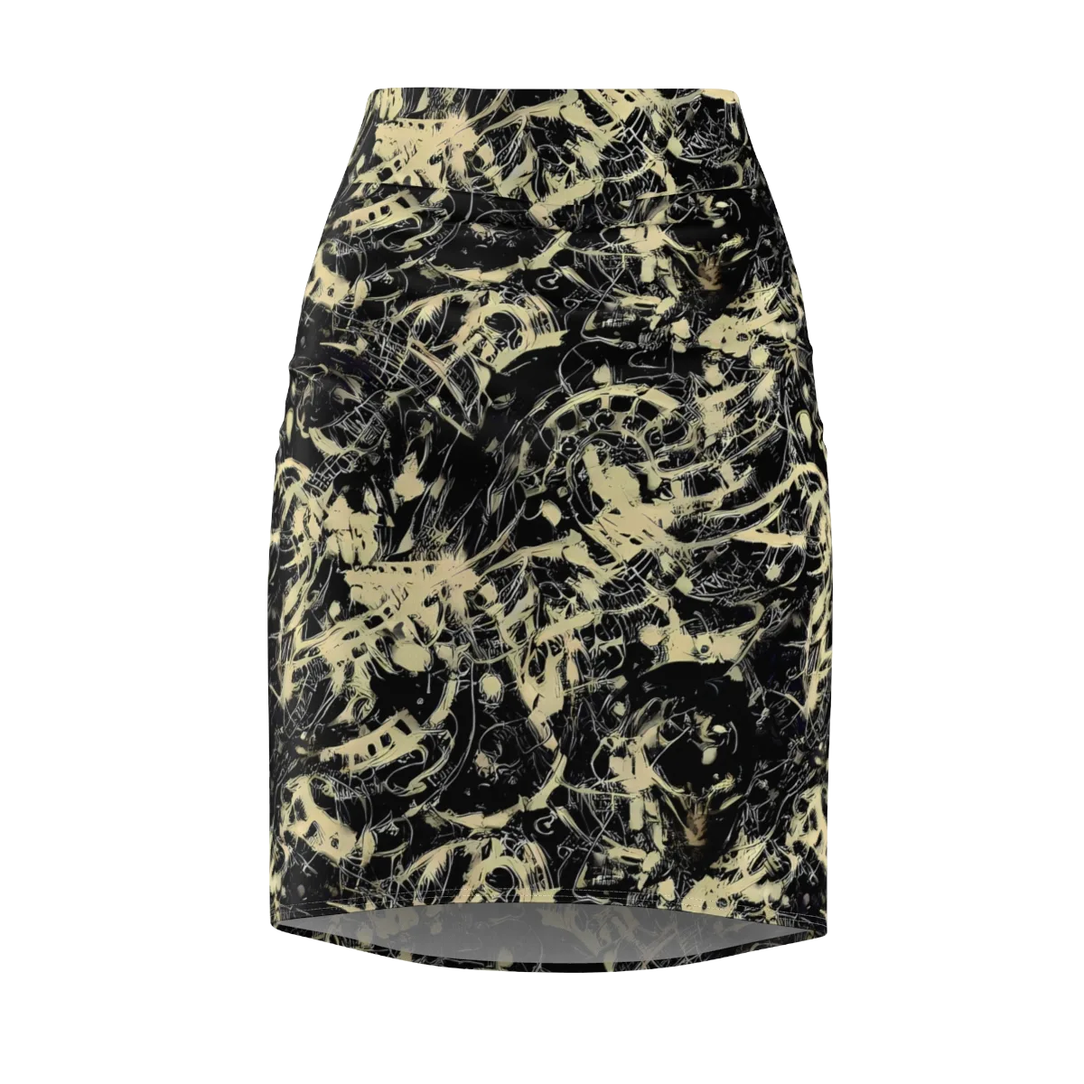 Ivory Ossuary on Pencil Skirt — Front