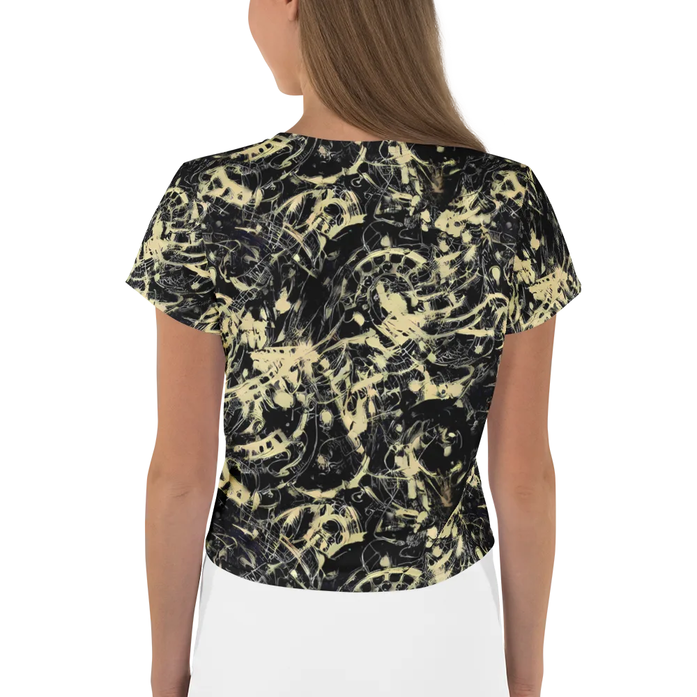 Ivory Ossuary on Crop Tee — Back