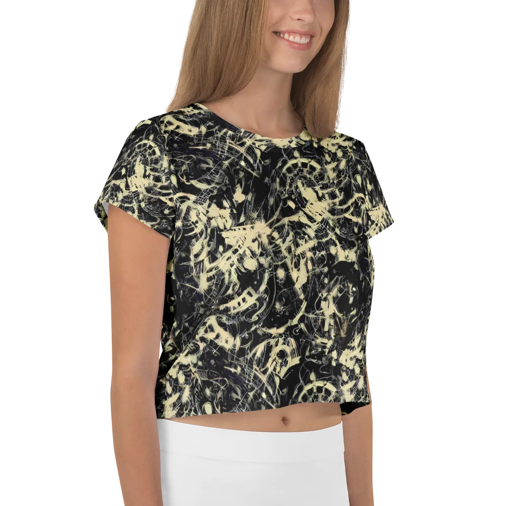 Ivory Ossuary on Crop Tee — Right