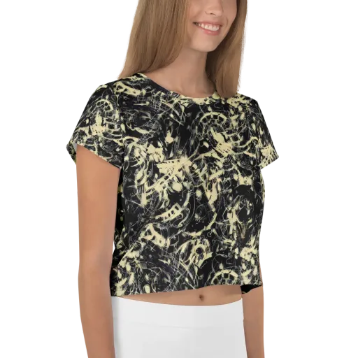 Ivory Ossuary on a Crop Tee