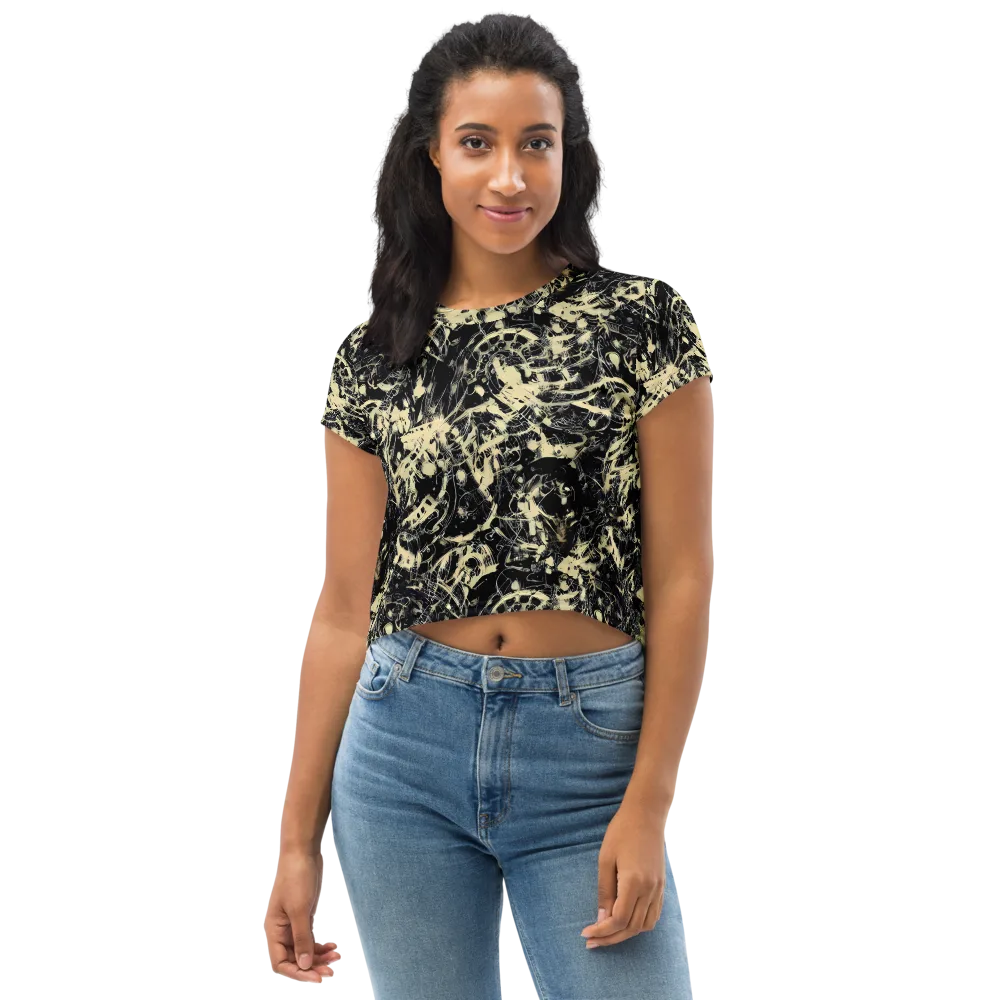 Ivory Ossuary on Crop Tee — Front