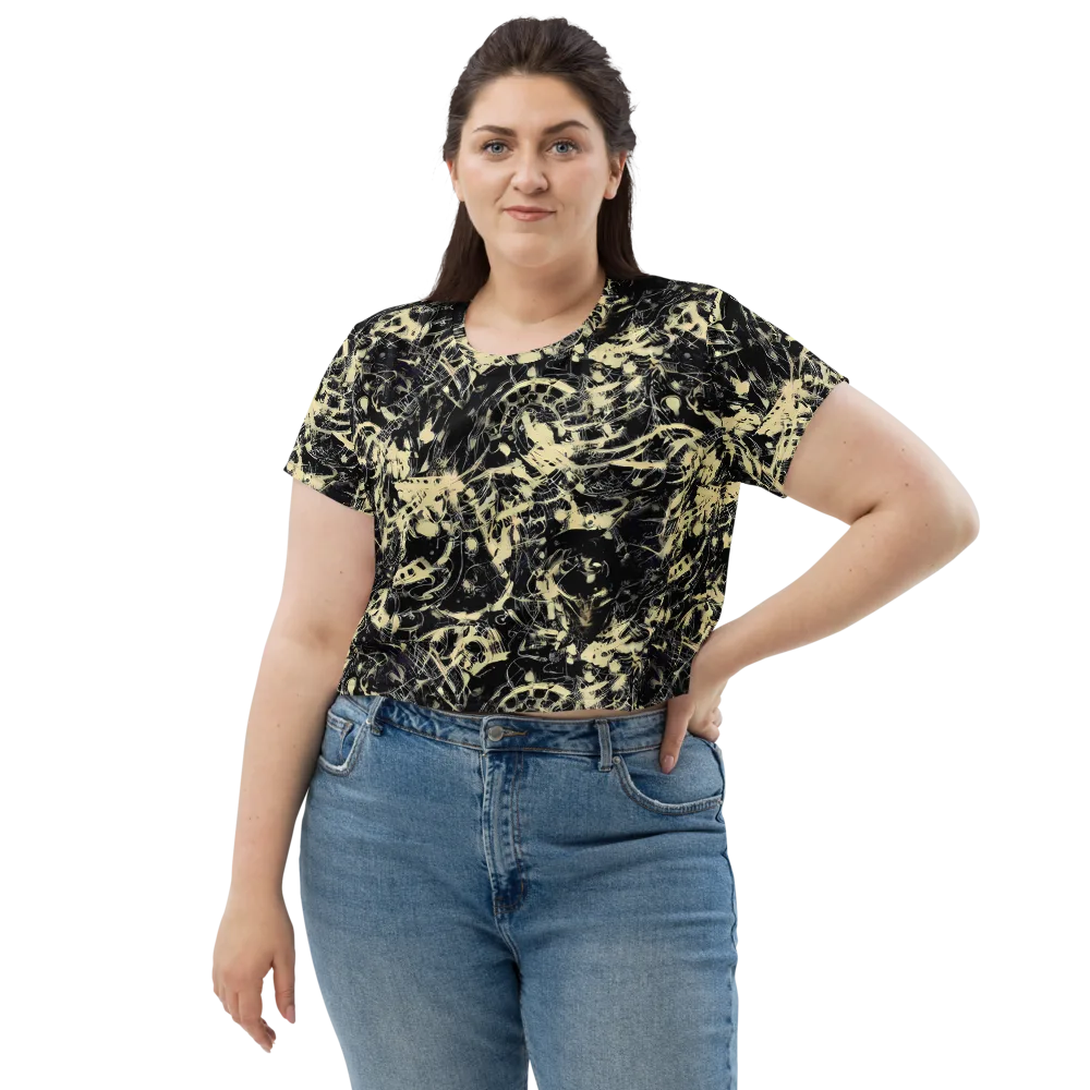 Ivory Ossuary on Crop Tee — Front