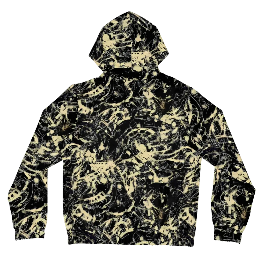 Ivory Ossuary on Women's Full-Zip Hoodie — Back