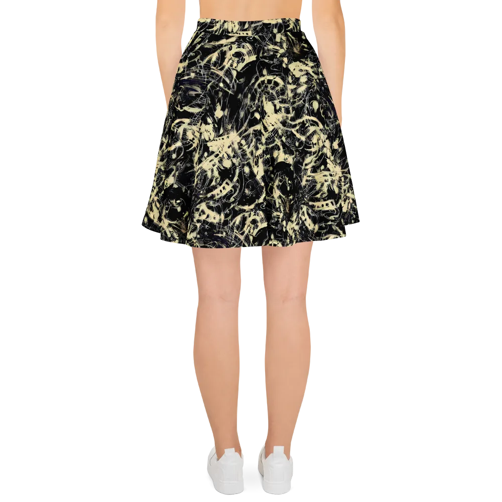 Ivory Ossuary on Skater Skirt — Back