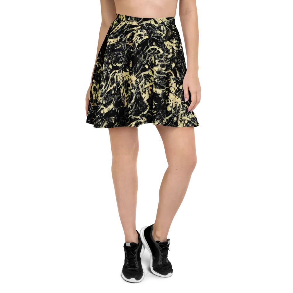 Ivory Ossuary on Skater Skirt — Front
