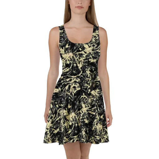 Ivory Ossuary on a Skater Dress
