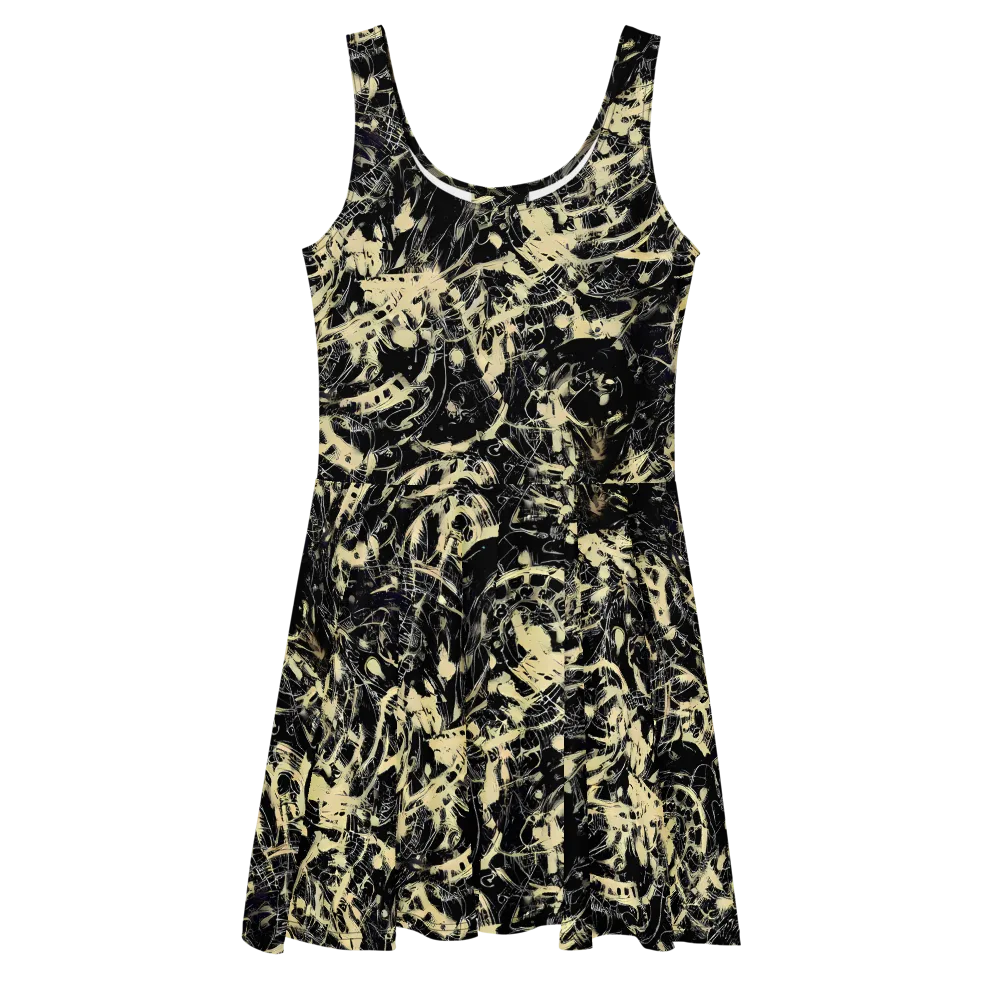 Ivory Ossuary on Skater Dress — Front