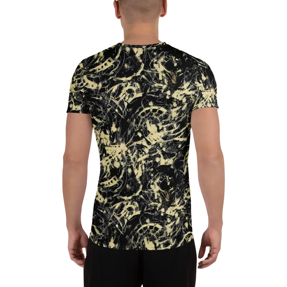 Ivory Ossuary on Men's Athletic T-Shirt — Back