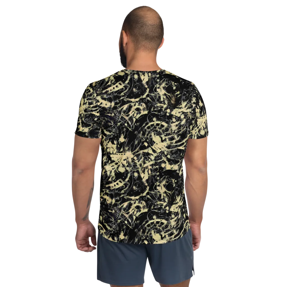 Ivory Ossuary on Men's Athletic T-Shirt — Back