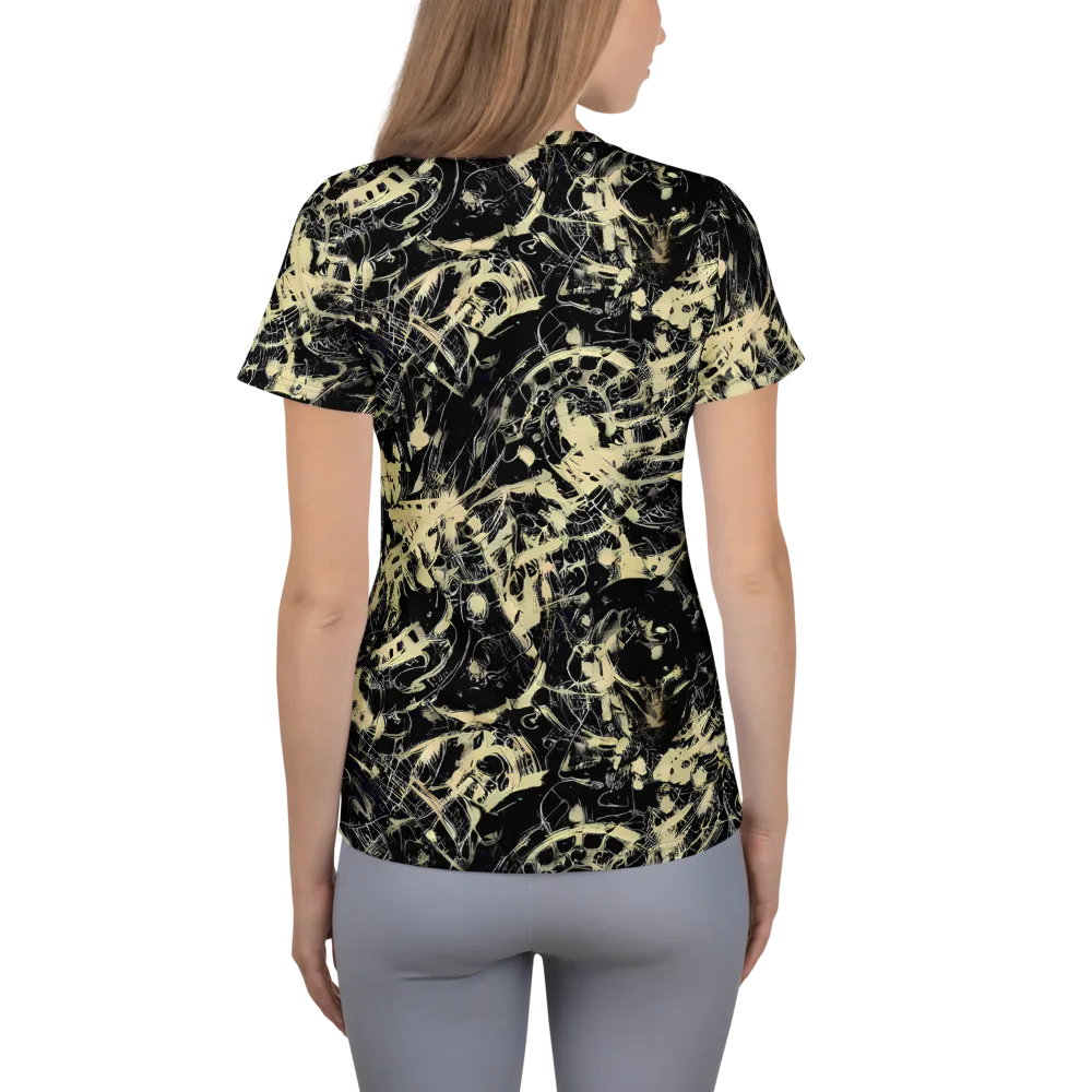 Ivory Ossuary on Women's Athletic T-Shirt — Back