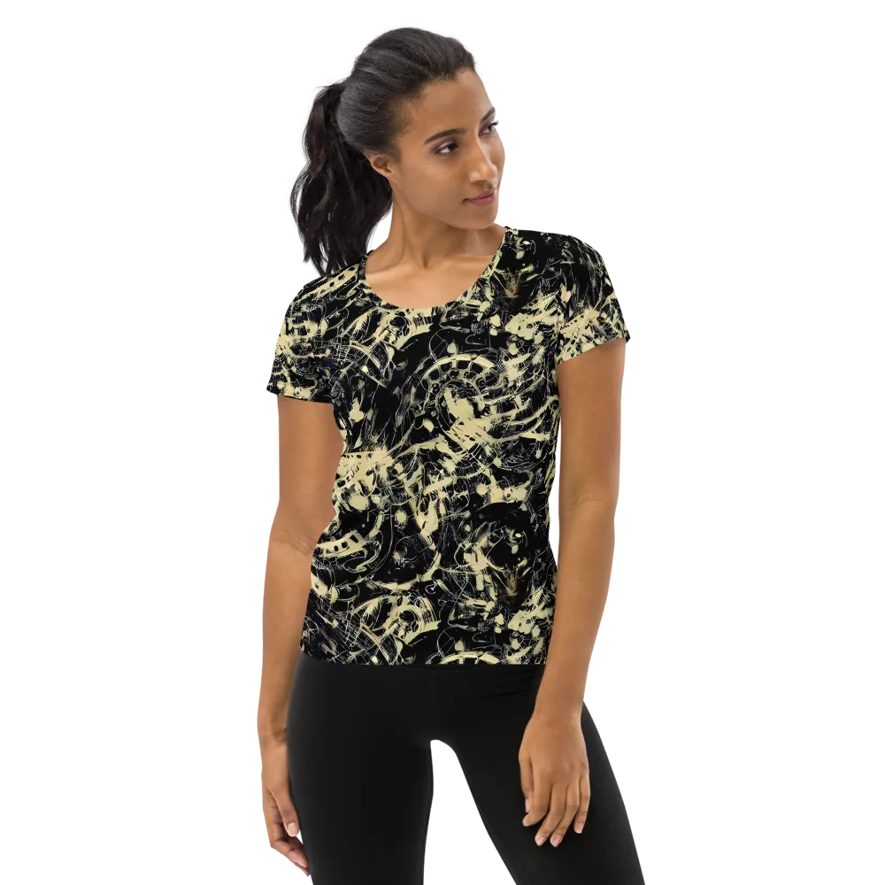 Ivory Ossuary on Women's Athletic T-Shirt — Front