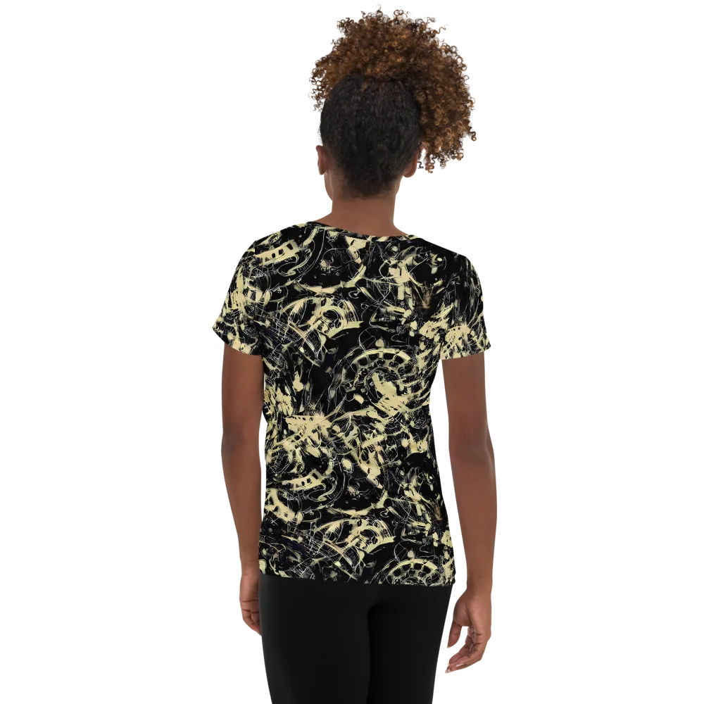 Ivory Ossuary on Women's Athletic T-Shirt — Back