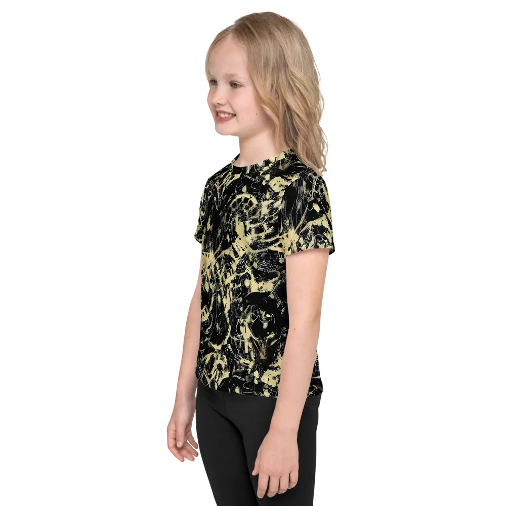 Ivory Ossuary on Kids Crew Neck T-Shirt — Left