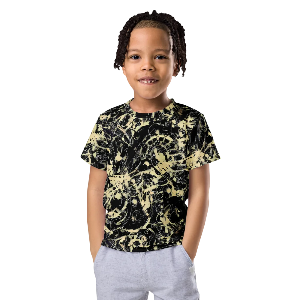 Ivory Ossuary on Kids Crew Neck T-Shirt — Front