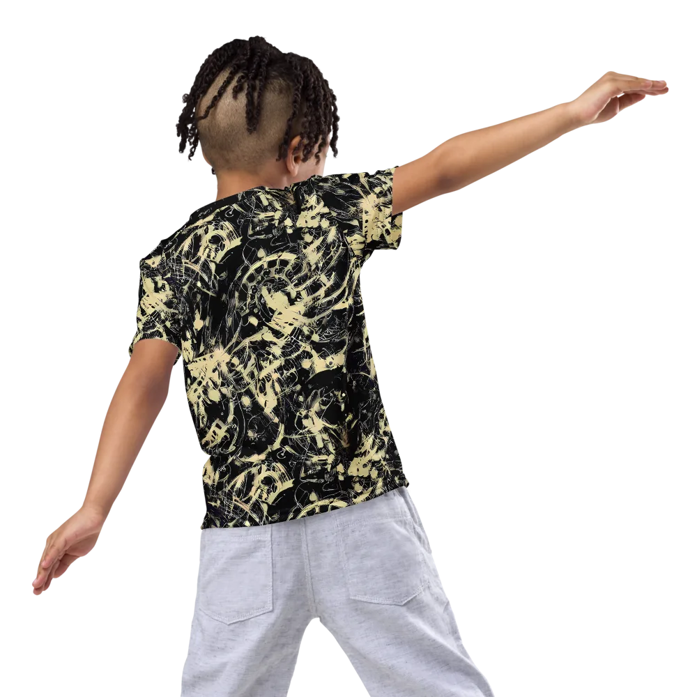 Ivory Ossuary on Kids Crew Neck T-Shirt — Back