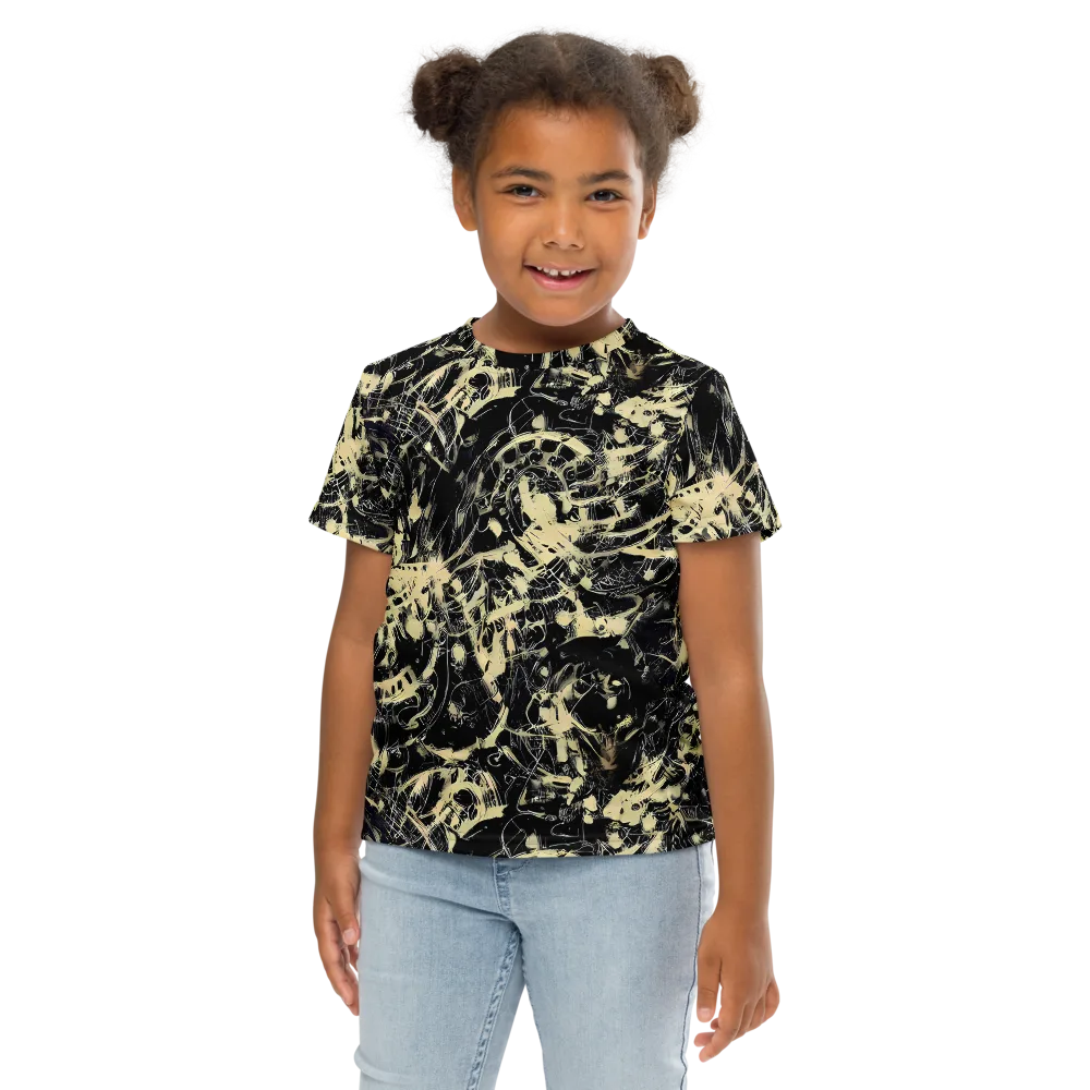Ivory Ossuary on Kids Crew Neck T-Shirt — Front