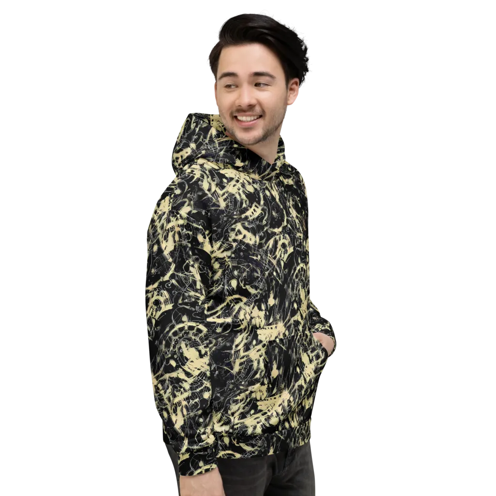 Ivory Ossuary on Hoodie — Right