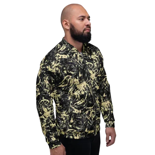 Ivory Ossuary on a Bomber Jacket