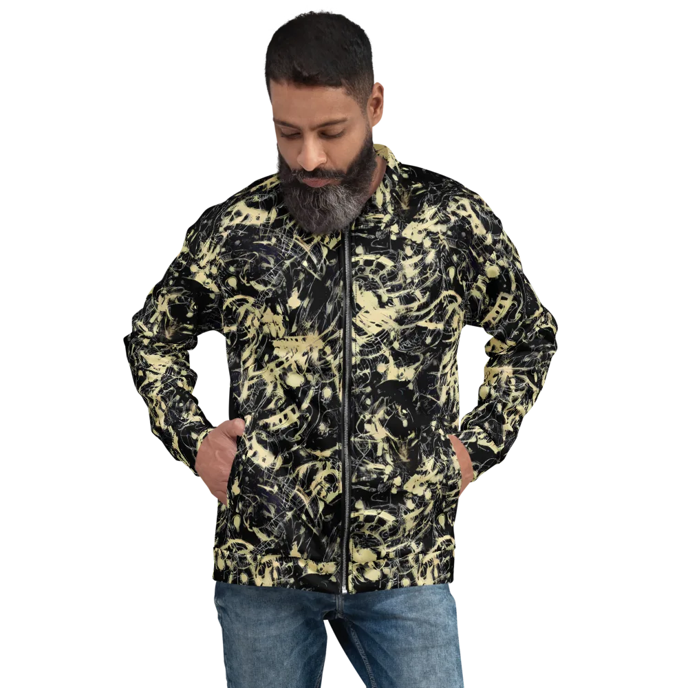 Ivory Ossuary on Bomber Jacket — Front