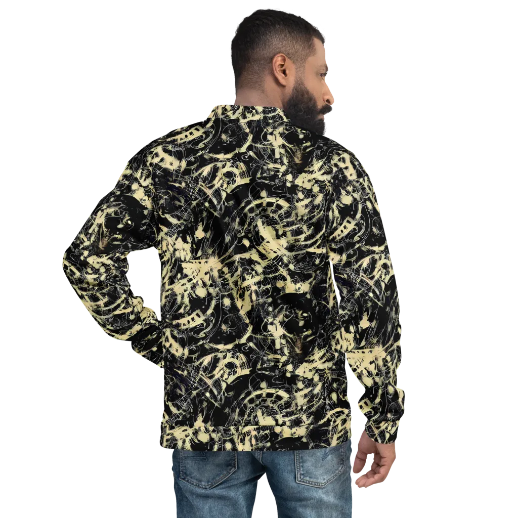Ivory Ossuary on Bomber Jacket — Back