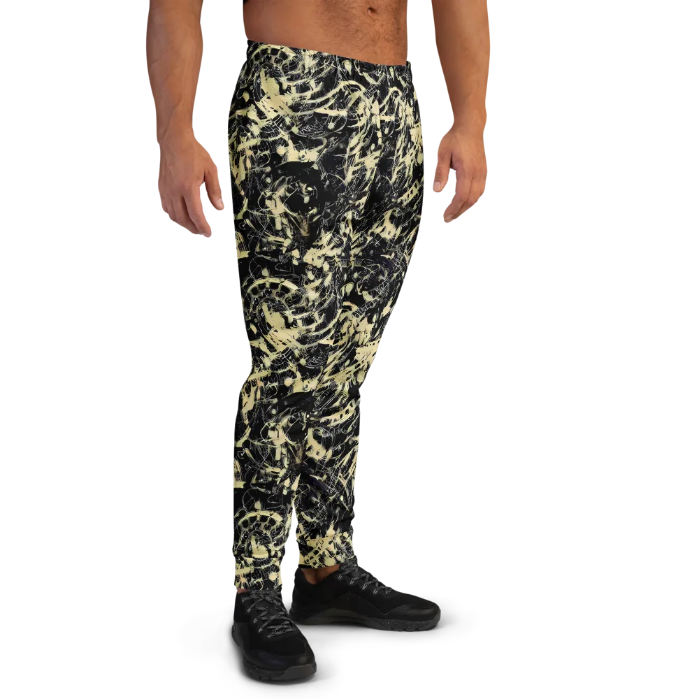 Ivory Ossuary on Men's Joggers — Right