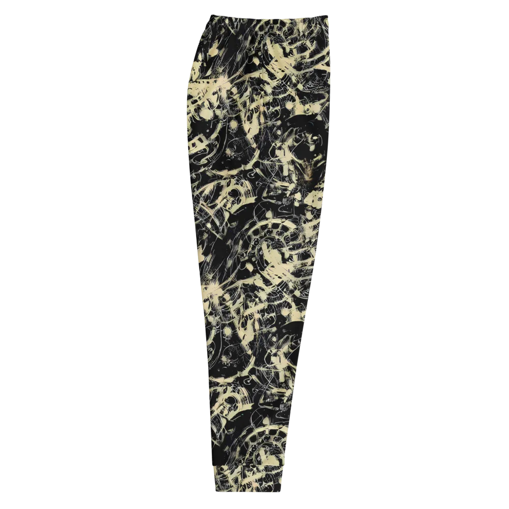 Ivory Ossuary on Men's Joggers — Right