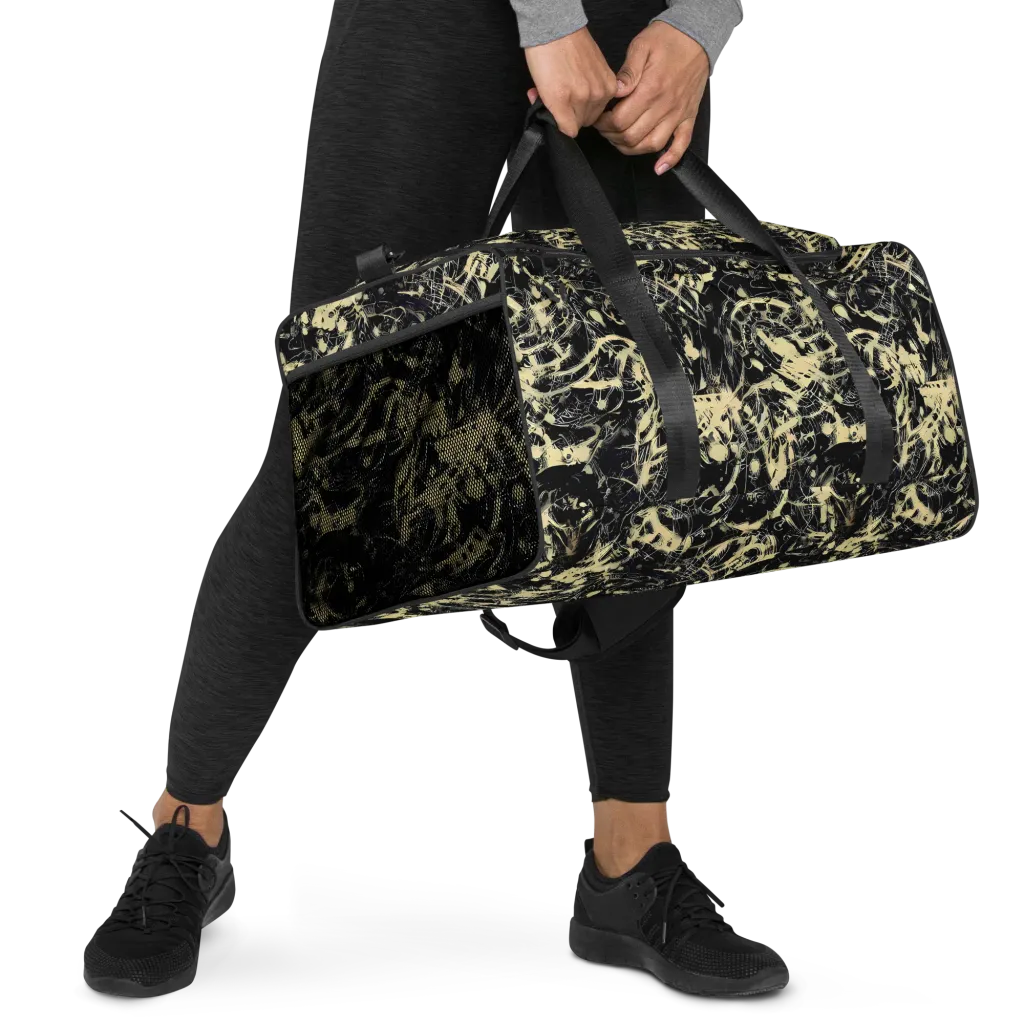 Ivory Ossuary on Duffle Bag — Right Front